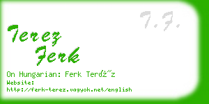 terez ferk business card